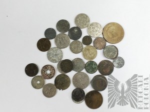 Súbor mincí - Prusko, Poľsko druhej republiky atď.