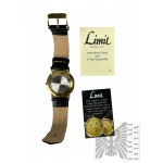 Herrenarmbanduhr - Limit 24k - vergoldet