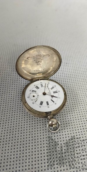 Silver Pocket Watch - Swiss Georges Favre Jacot.