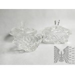 PRL - Set of three crystal sugar bowls