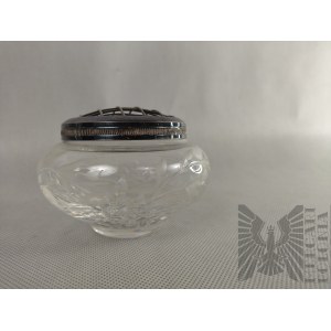 Ikebana crystal vase