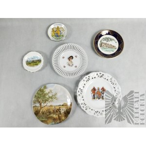 Sada 6 dekorativních talířů - Britové, Alžběta II.
