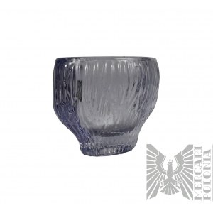 Vintage dizajnová sklenená váza - Ladena Viznerová