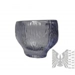 Vintage dizajnová sklenená váza - Ladena Viznerová