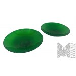 PRL Design Zelené sklenené misy