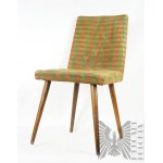 PRL Vintage Upholstery Chair Stick Slupsk Factory