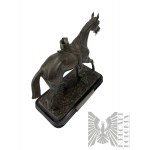 Pre-war zinc figure of a horseman Landsberg 1873