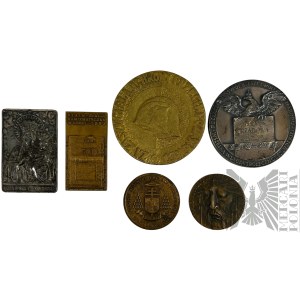 Set of commemorative medals