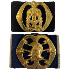 Military Buckle Set with Emblems Netherlands