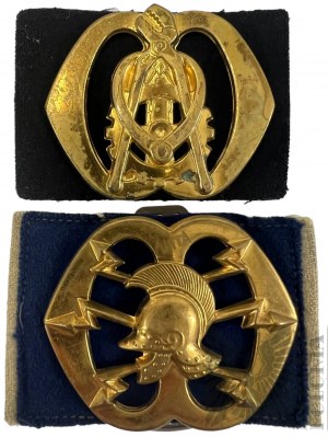 Military Buckle Set with Emblems Netherlands