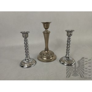 Set of Three Candlesticks