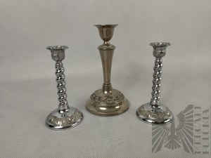 Set of Three Candlesticks