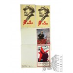 Flugblätter der Kommunistischen Partei/UdSSR Lenin und der ORMO-Miliz