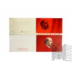 Flugblätter der Kommunistischen Partei/UdSSR Lenin und der ORMO-Miliz