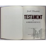 “Testament korespondencja” Józef Piłsudski