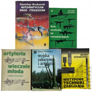 Gruppe von 5 Katalogen über Raketenwaffen, Artillerie usw.