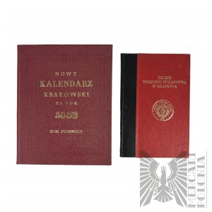 Reprint of the 1832 Krakow Calendar and the History of the Free Mularity in Krakow