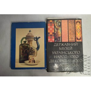 Satz von 2 Büchern - Volkskunst der Ukraine und russische Keramik