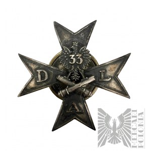 Odznak 33. lehkého dělostřeleckého oddílu - kopie