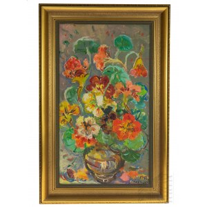 Irena Krzywinska (1922-2017,) Still Life - Flowers in a Vase 1978 Year