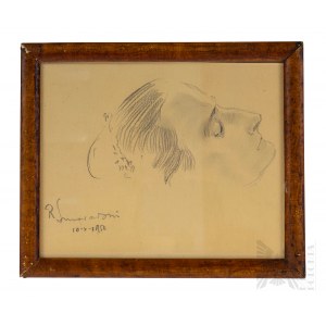 Romuald Smorczewski (1901-1962), Profile of a Woman 1950