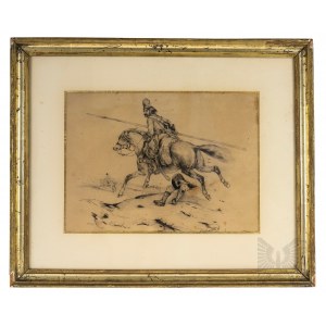 Victor Adam (1801-1867), Kosak zu Pferd
