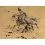 Victor Adam (1801-1867), Kosak zu Pferd