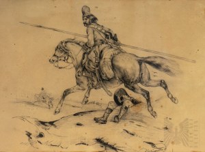 Victor Adam (1801-1867), Kozak na Koniu