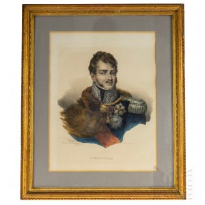 Henri Grevedon (1776-1860), Portrait of Prince Joseph Poniatowski