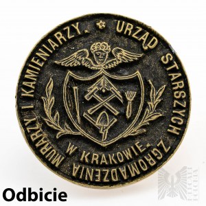 Seal of the Office of the Elders of the Congregation of Bricklayers and Stonemasons in Cracow