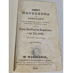 (NAPOLEON Bonaparte) LISTY NAPOLEONA DO JÓZEFINY Podczas pierwszej wyprawy włoskiej, Konsulatu i Cesarstwa pisane T. I-II