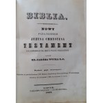 WUJEK Jakób - BIBLIA KSIĘGI NOWEGO TESTAMENTU, Wyd. 1862 DRZEWORYTY
