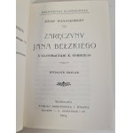 WEYSSENHOFF Józef - ZARĘCZYNY JANA BEŁZKIEGO z illustracyami K.Gorskiego Reprint Cykl miniatur Gebethnera i Wolffa