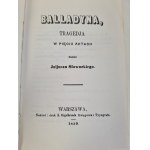 SŁOWACKI Juliusz - BALLADYNA Reprint Cykl miniatur