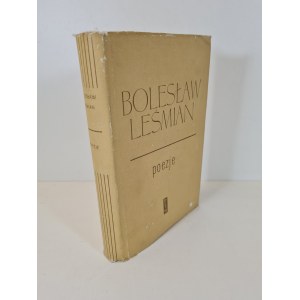 LEŚMIAN Bolesław - POEZJE Wydanie 1