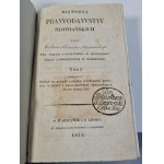 MACIEJOWSKI Wacław A. - HISTÓRIA SLOVENSKÝCH ZÁKONOV I. diel