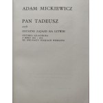 MICKIEWICZ Adam - PAN TADEUSZ Ilustrace SZANCER