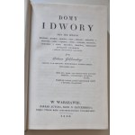 GOŁĘBIOWSKI Łukasz - DOMY I DWORY Reprint z 1830