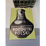 ŁOWMIAŃSKI Henryk - POCOWTKI POLSKI T. 1-6 in 7 volumes [COMPLETE].