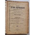 KOCZYŃSKI Michał - ZBIÓR USTAW I ROZPORZĄDZEŃ ADMINISTRACYJNYCH Tom 3 Wydanie 1899