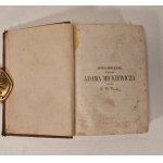 MICKIEWICZ Adam - PISMA T. I-VIII (bez Tomu VI) Wyd. Merzbach 1858