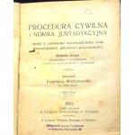 WIELICZKOWSKI PROCEDURA CYWILNA I NORMA JURYSDYKCYJNA wraz z ustawami wprowadczemi oraz pomniejszemi ustawami procesowymi Wyd.1925