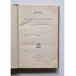 MICKIEWICZ Adam - PISMA Vol. V Wyd. 1899