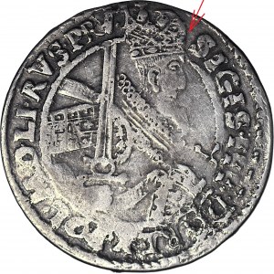RR-, Zygmunt III Waza, Ort 1621, Bydgoszcz, WĄSKA TWARZ KRÓLA
