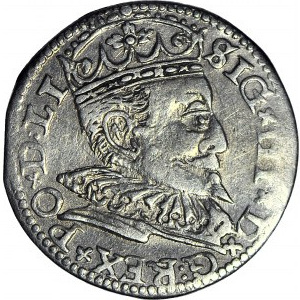 RRR-, Zygmunt III Waza, Trojak 1586, Ryga