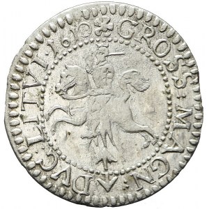 Zygmunt III Waza, Grosz 1610 Wilno, LITVI/LITVA