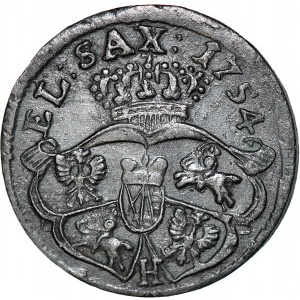 August III Sas, Grosz 1754 - litera H