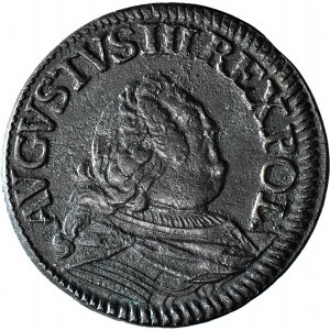 August III Sas, Grosz 1755 - cyfra 3