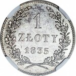 RR-, Wolne Miasto Kraków, 1 złoty 1835 PROOFLIKE
