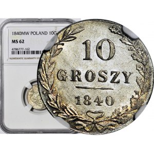 Królestwo Polskie, 10 groszy 1840, mennicze